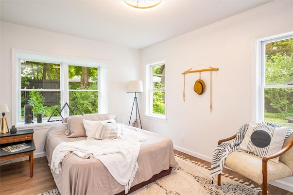 Bedroom, Interior, Wood Texture Flooring