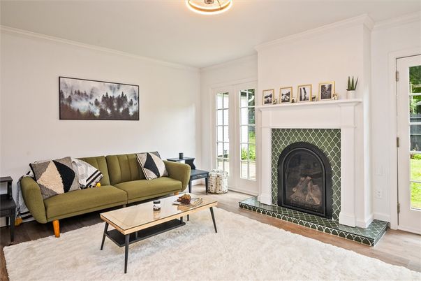 Fireplace, Interior, Living room, Wood Texture Flooring