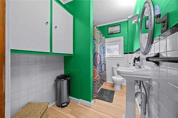 Bathroom, Interior, Wood Texture Flooring