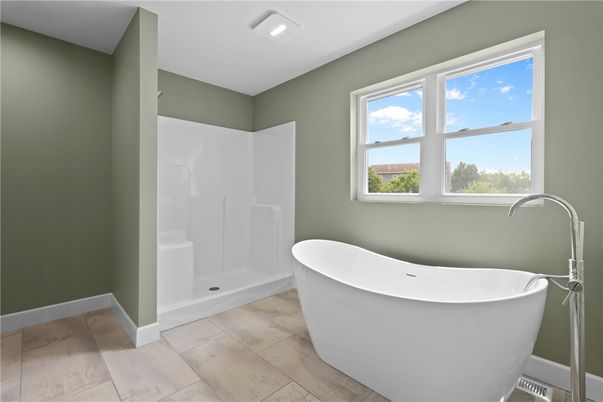 Bathroom, Free Standing Baths, Interior, Recessed Lighting