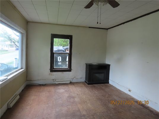 Empty room, Fireplace, Interior