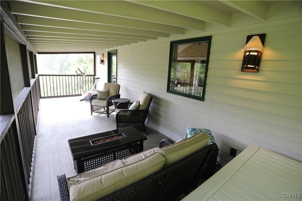 Exterior, Wood Texture Flooring