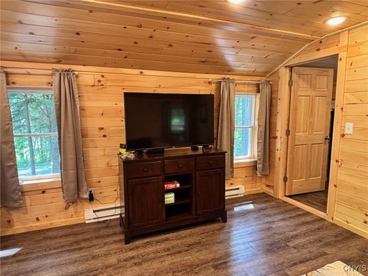 Interior, Recessed Lighting, Wooden Ceilings, Wood Texture Flooring, Wooden Walls