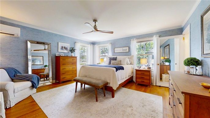 Bedroom, Interior, Wood Texture Flooring