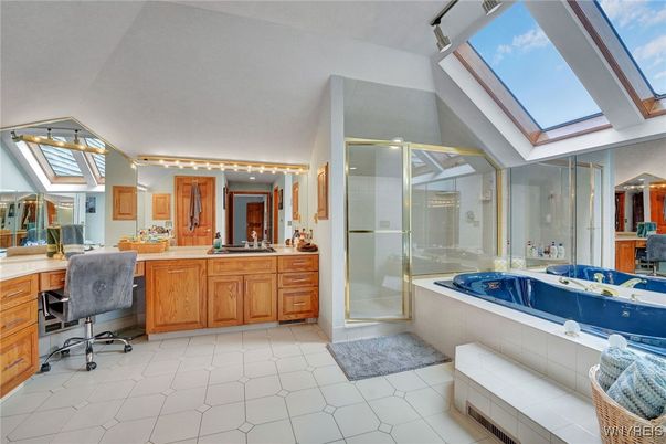Bathroom, Glass Ceilings, Glass Shower, Interior