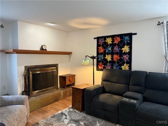 Fireplace, Interior, Wood Texture Flooring