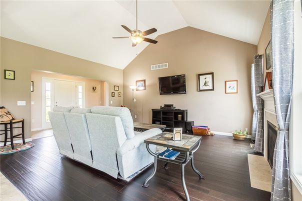 Fireplace, Interior, Living room, Wood Texture Flooring