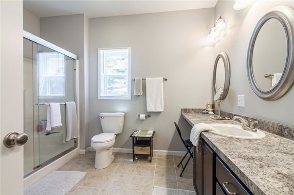 Bathroom, Glass Shower, Interior