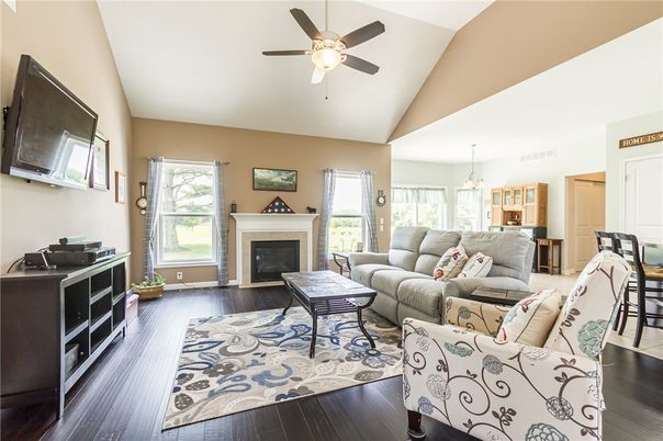 Chandelier, Fireplace, Interior, Living room, Wood Texture Flooring