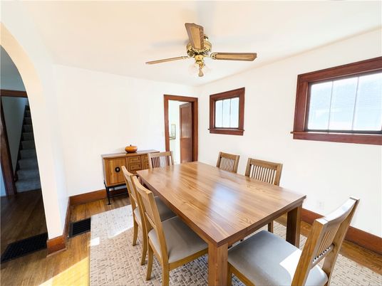 Dining room, Interior, Wood Texture Flooring