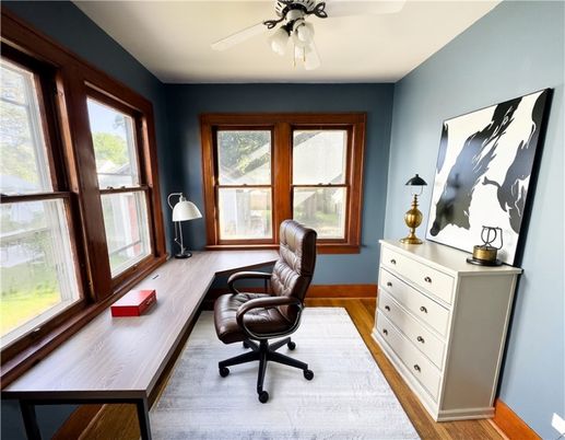 Home Office, Interior, Wood Texture Flooring