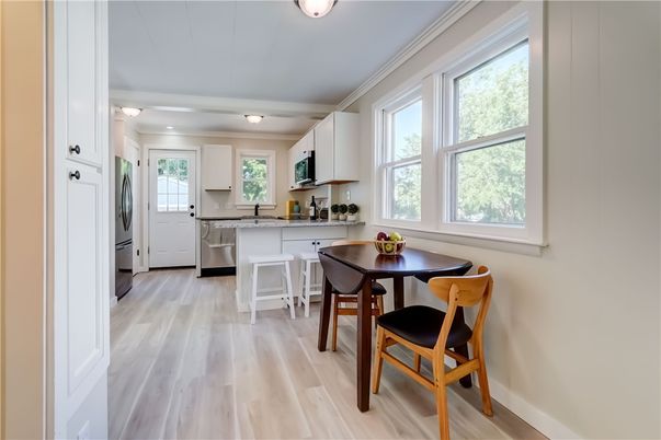 Dining room, Interior, Kitchen, Wood Texture Flooring