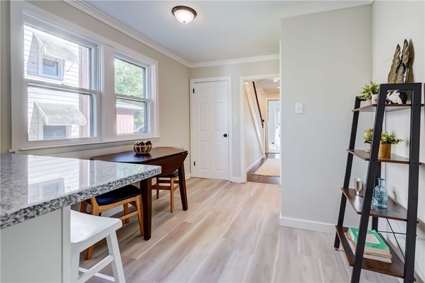 Dining room, Interior, Wood Texture Flooring