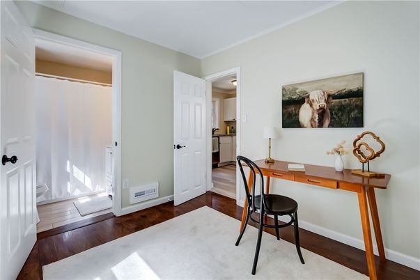 Home Office, Interior, Wood Texture Flooring