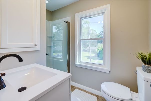 Bathroom, Glass Shower, Interior