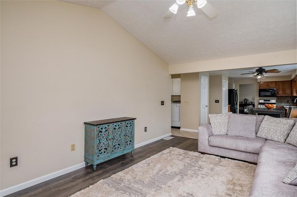 Interior, Kitchen, Living room, Wood Texture Flooring