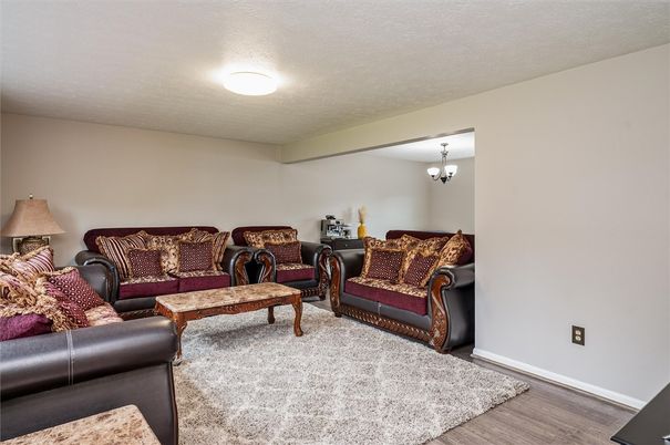 Chandelier, Interior, Living room, Wood Texture Flooring
