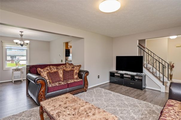 Chandelier, Interior, Living room, Wood Texture Flooring