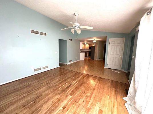 Empty room, Interior, Kitchen, Wood Texture Flooring