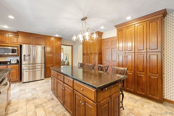 Interior, Kitchen, Recessed Lighting, Stainless Steel Appliances