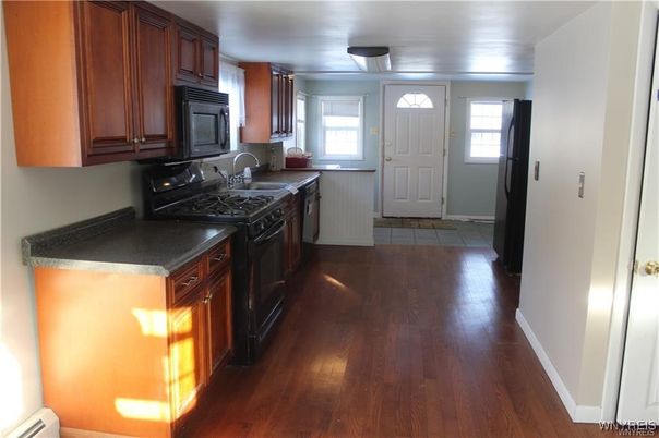 Interior, Kitchen, Wood Texture Flooring