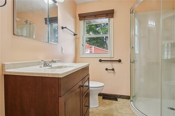 Bathroom, Glass Shower, Interior