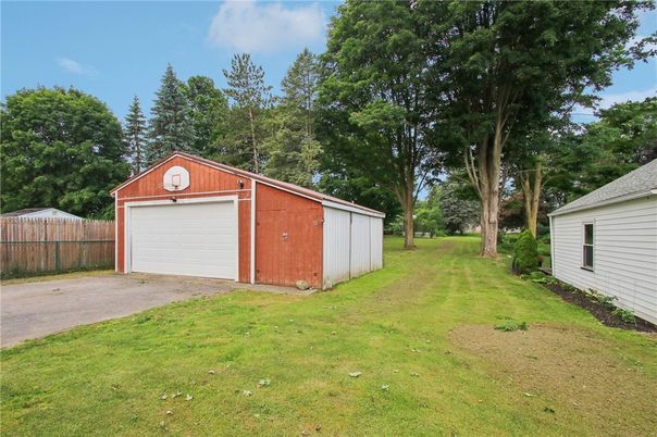 Backyard, Detached Garage, Exterior