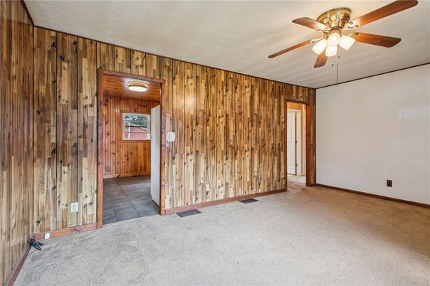 Empty room, Interior, Wooden Walls