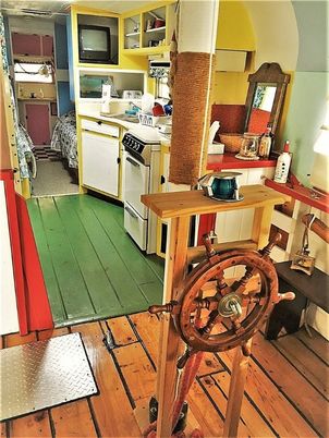 Interior, Kitchen, Wood Texture Flooring