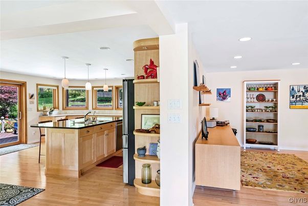 Interior, Pendant Lights, Recessed Lighting, Wood Texture Flooring