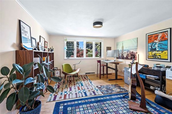 Home Office, Interior, Wood Texture Flooring