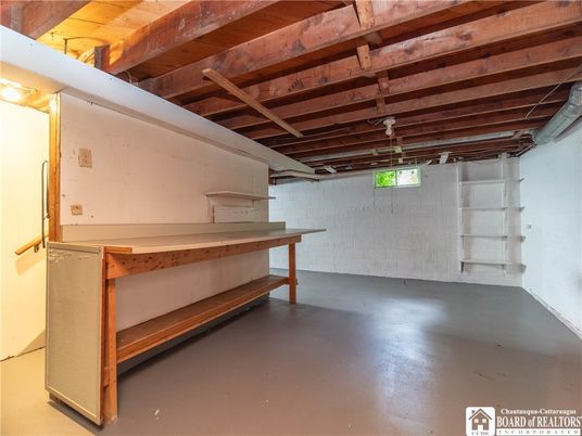 Garage, Interior, Wooden Beams, Wooden Ceilings