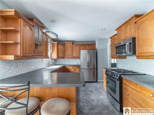 Interior, Kitchen, Recessed Lighting, Stainless Steel Appliances