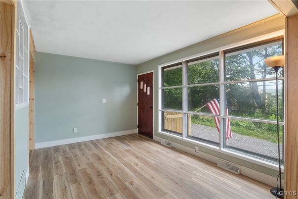 Empty room, Interior, Wood Texture Flooring