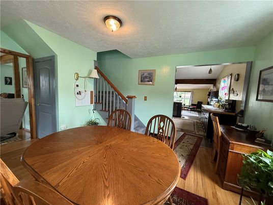 Dining room, Interior, Wood Texture Flooring