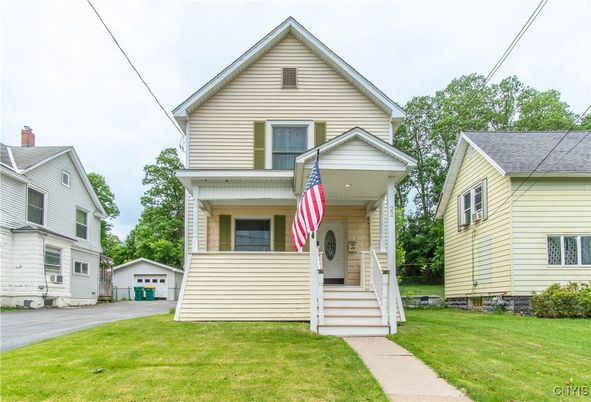 Backyard, Detached Garage, Exterior, Facade, Queen Anne Victorian