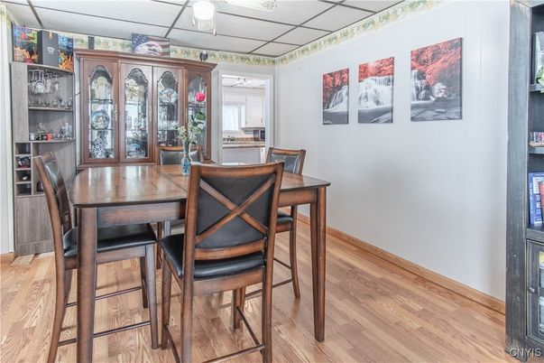 Dining room, Interior, Wood Texture Flooring