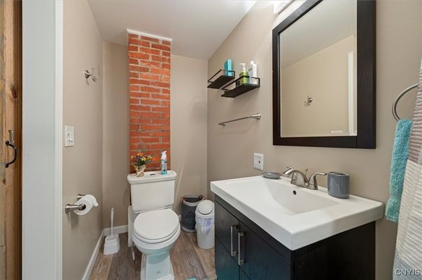 Bathroom, Interior, Wood Texture Flooring
