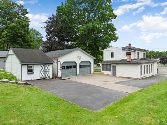 Backyard, Detached Garage, Exterior