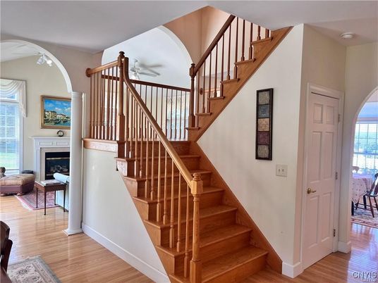 Fireplace, Interior, Wood Texture Flooring