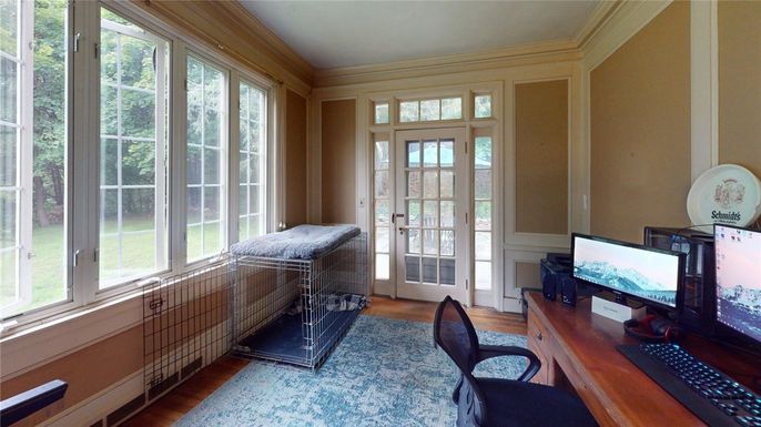 Home Office, Interior, Wood Texture Flooring
