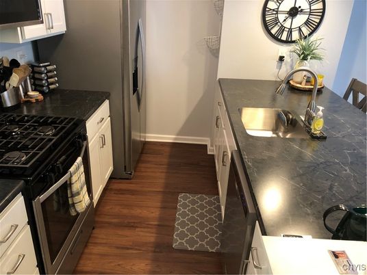 Interior, Kitchen, Wood Texture Flooring