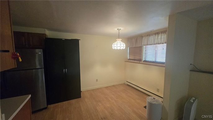 Interior, Kitchen, Pendant Lights, Wood Texture Flooring