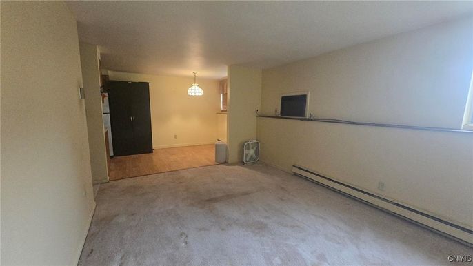 Chandelier, Empty room, Interior