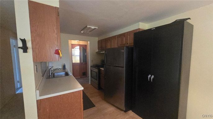 Interior, Kitchen, Wood Texture Flooring