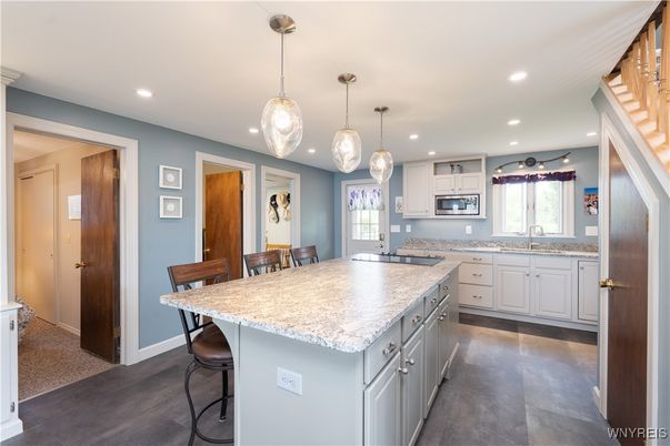 Interior, Kitchen, Pendant Lights, Recessed Lighting