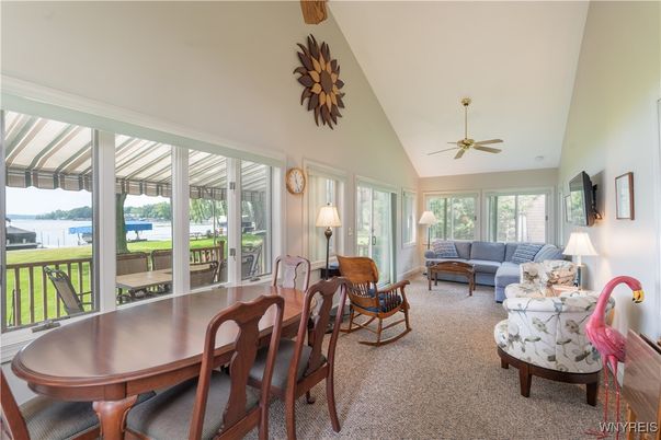 Dining room, Interior, Living room, Sun Room, Water