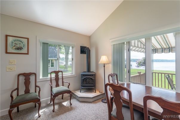 Dining room, Fireplace, Interior, Water
