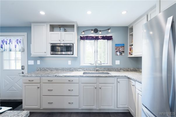 Interior, Kitchen, Recessed Lighting, Stainless Steel Appliances