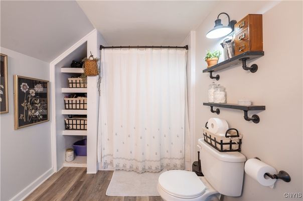 Bathroom, Interior, Wood Texture Flooring